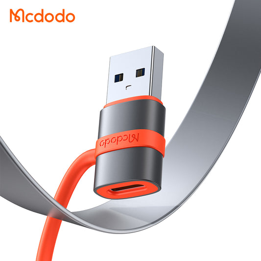 Προσαρμογέας Δεδομένων και Φόρτισης USB-C - USB-A McDodo OT-3800, Γκρι