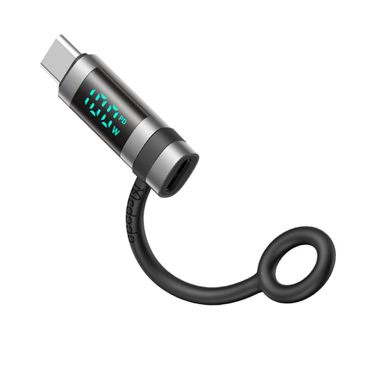 Προσαρμογέας Δεδομένων και Φόρτισης USB-C - USB-C McDodo OT-2620 Pigeon Display, Μαύρο