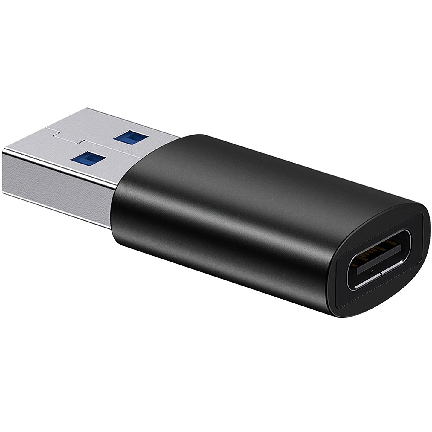 Baseus Ingenuity Προσαρμογέας φόρτισης και δεδομένων USB-C - USB-A USB-C, μαύρο ZJJJQ0001010101 