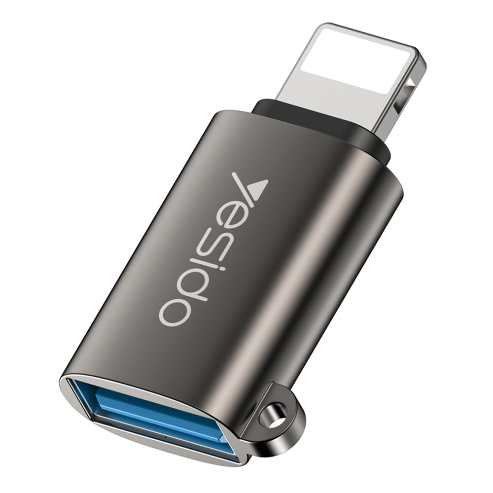 Προσαρμογέας OTG Lightning - USB-A Yesido GS14, Μαύρο