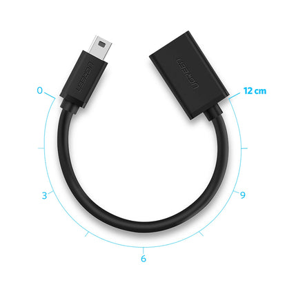 Προσαρμογέας UGREEN US249 miniUSB - USB-A OTG UGREEN US249, Μαύρο