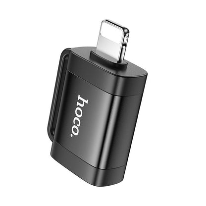 Προσαρμογέας OTG Lightning - USB-A HOCO UA31A, Μαύρο