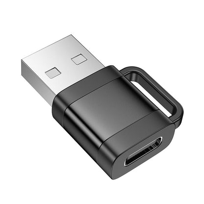Προσαρμογέας Δεδομένων και Φόρτισης USB-C - USB-A HOCO UA31D, Μαύρο