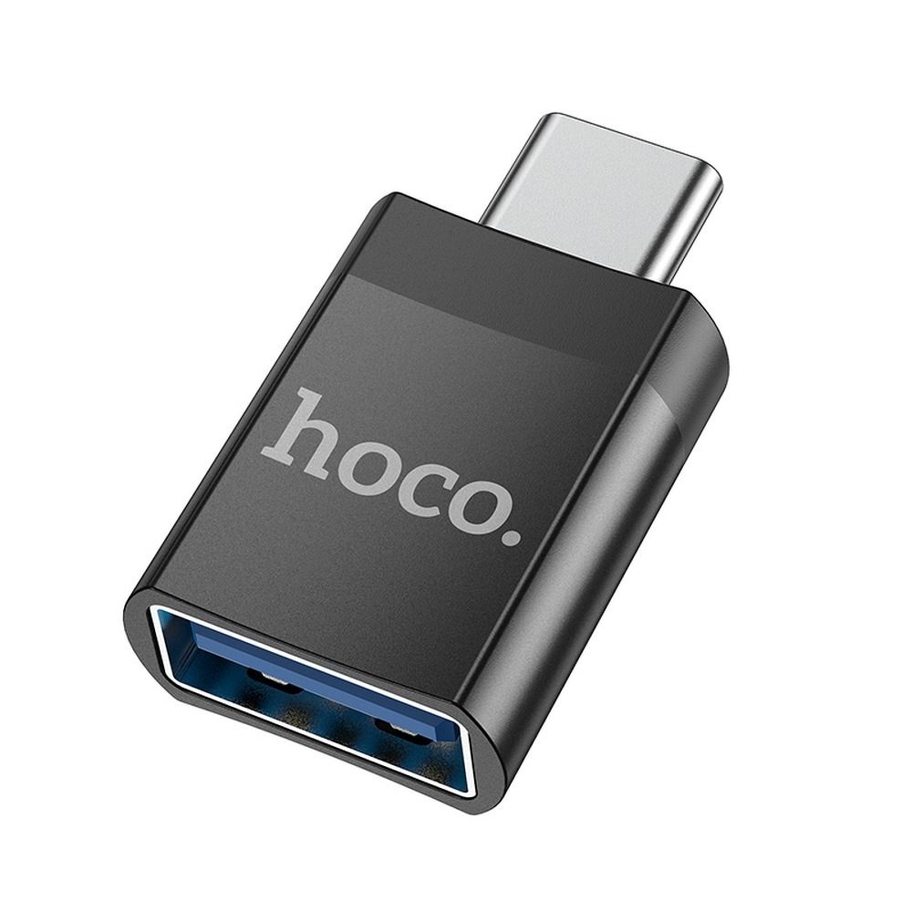 HOCO UA17 Προσαρμογέας USB-C σε USB-A OTG USB-C, Μαύρο 