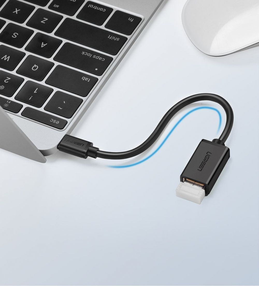 Προσαρμογέας USB-C σε USB-A OTG UGREEN US154, Μαύρο 