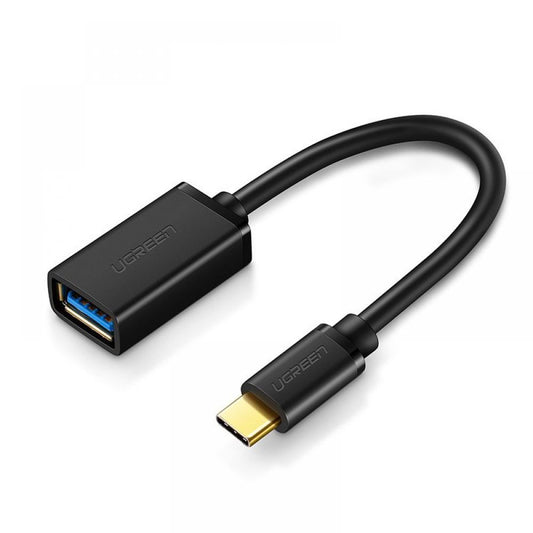 Προσαρμογέας USB-C σε USB-A OTG UGREEN US154, Μαύρο 