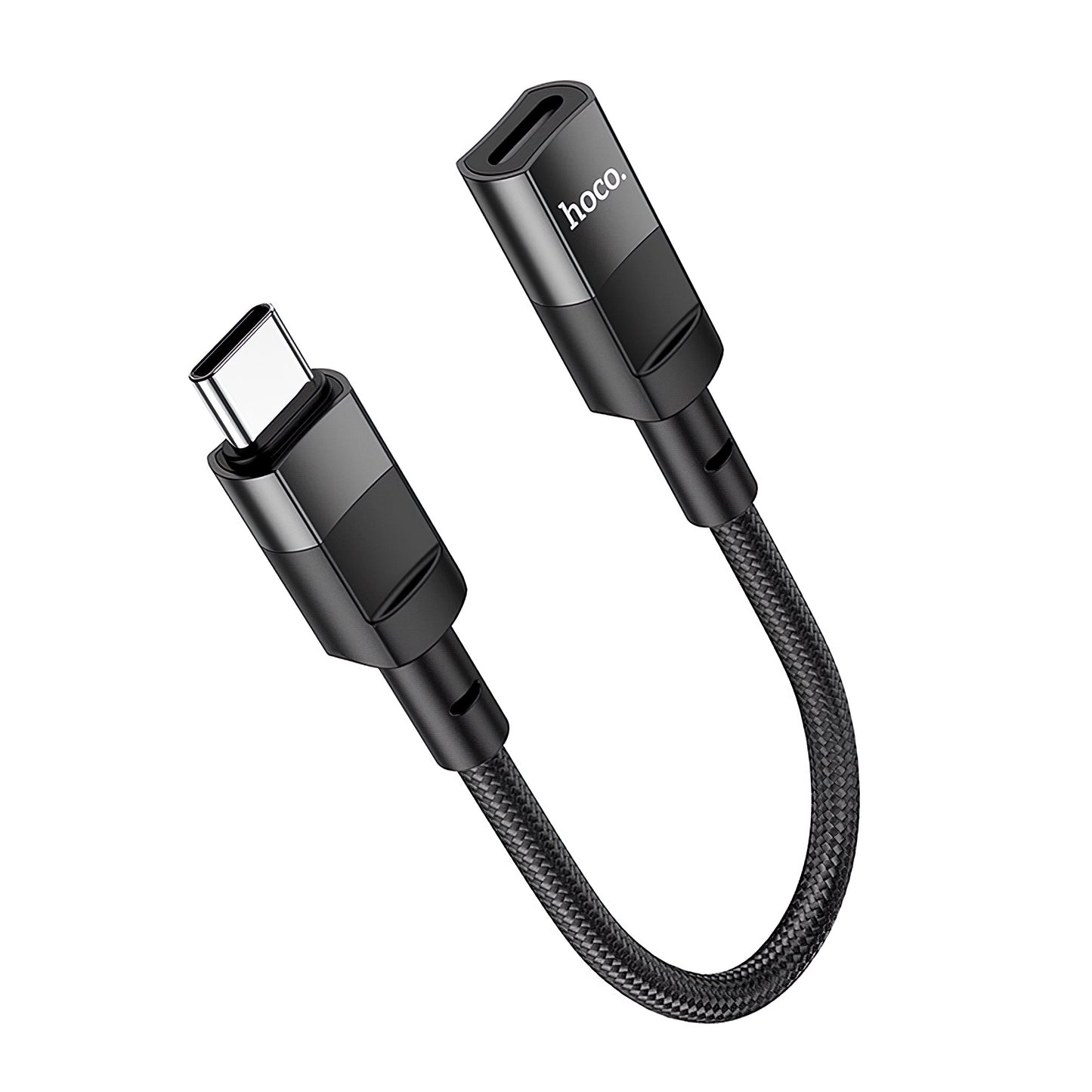 Προσαρμογέας δεδομένων και φόρτισης HOCO U107 Lightning - USB-C HOCO U107, 0.1m, Μαύρο 