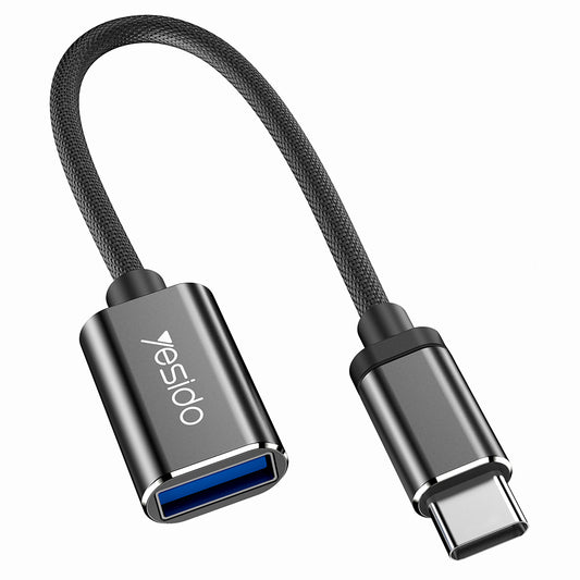 OTG USB-C to USB-A Adapter Yesido GS01, Black