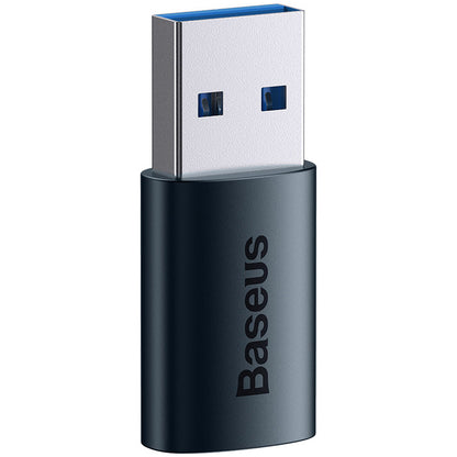 Baseus Ingenuity Προσαρμογέας φόρτισης και δεδομένων USB-C σε USB-A USB-C, μπλε ZJJJQ000103