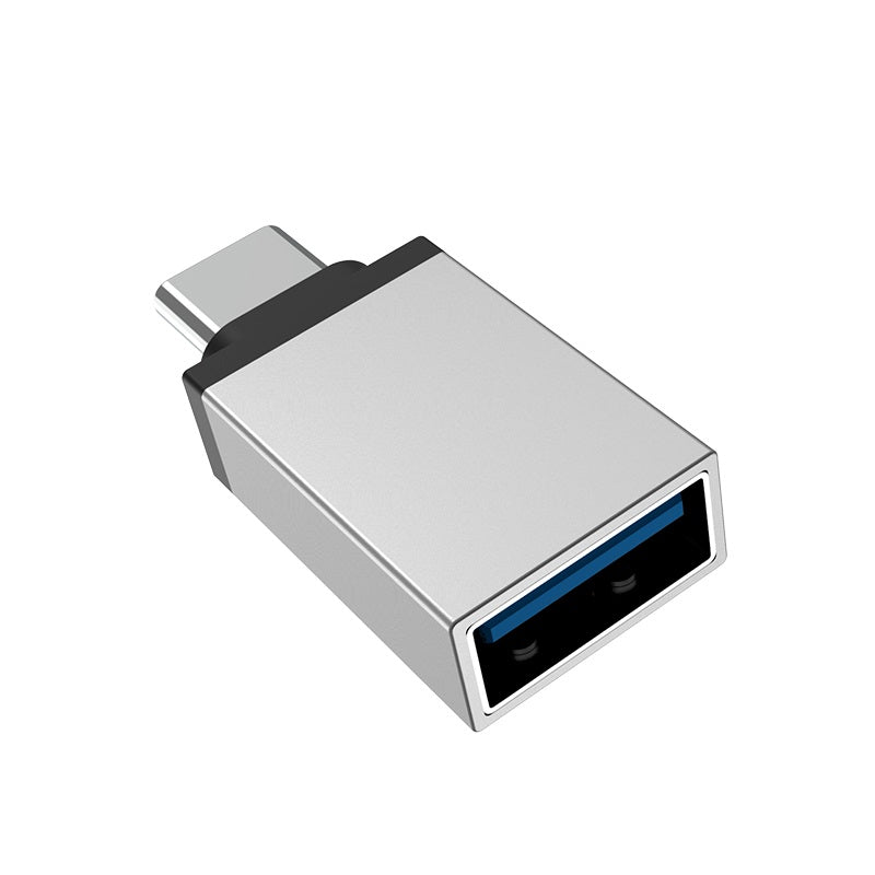 Προσαρμογέας OTG USB-A - USB-C Borofone BV3, Ασημί
