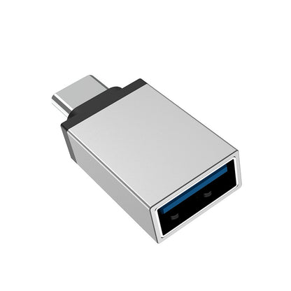 Προσαρμογέας OTG USB-A - USB-C Borofone BV3, Ασημί