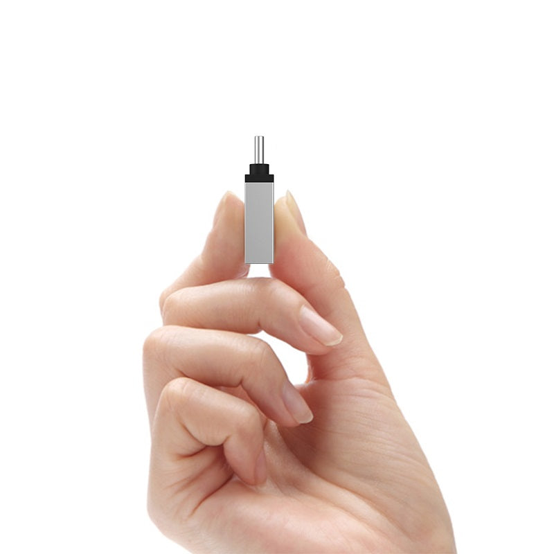 Προσαρμογέας OTG USB-A - USB-C Borofone BV3, Ασημί
