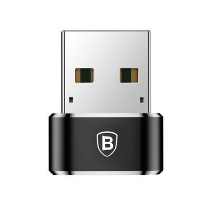 Προσαρμογέας φόρτισης και δεδομένων USB-C σε USB-A Baseus USB-C σε USB-A, μαύρο CAAOTG-01 CAAOTG-01