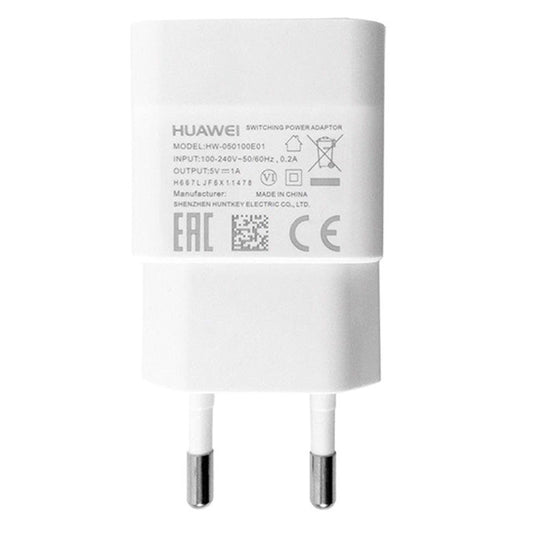 Φορτιστής δικτύου Huawei HW-050100E01, 5W, 1A, 1 x USB-A, λευκό 02221186