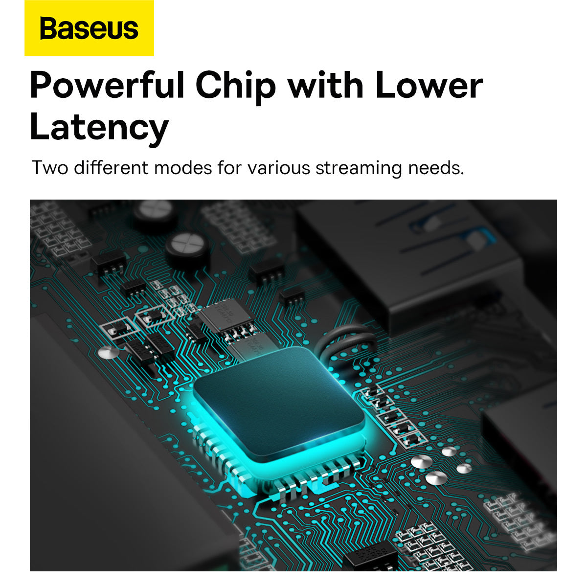 Προσαρμογέας δικτύου Baseus Lite, USB-C - RJ45, μαύρο WKQXX000301 