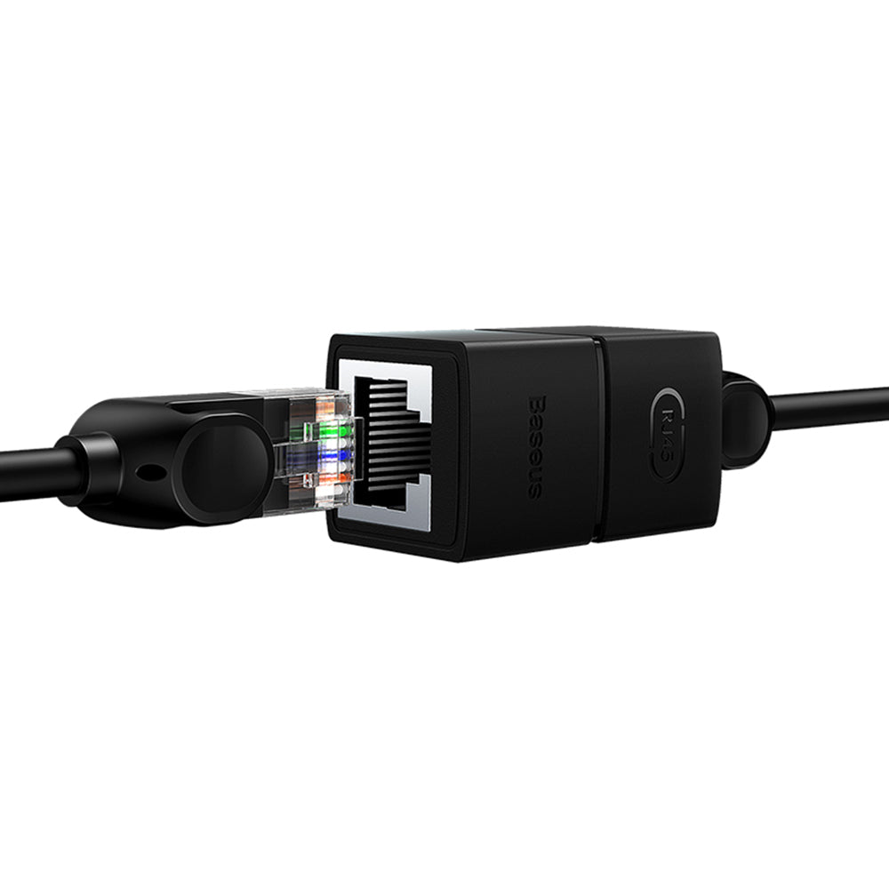 Προσαρμογέας Δικτύου Baseus, RJ45 - RJ45, Μαύρος B00131100111-00