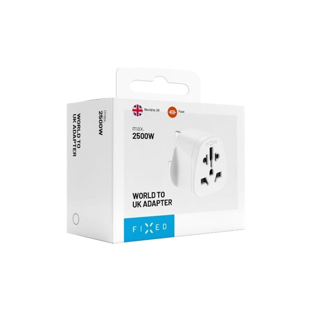 Προσαρμογέας Δικτύου Fixed EU / US / AUS - UK, Λευκό