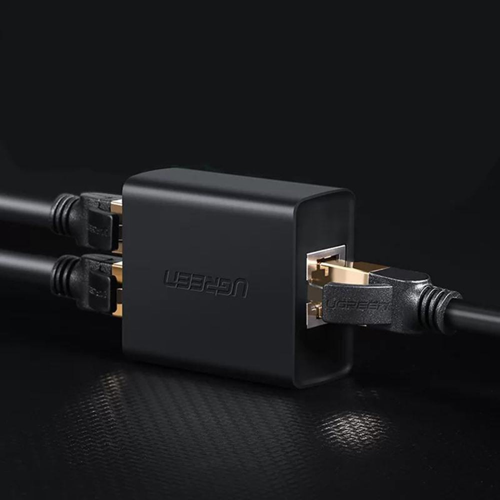 Προσαρμογέας Δικτύου UGREEN CM210, RJ45 - 2 x RJ45, Μαύρος