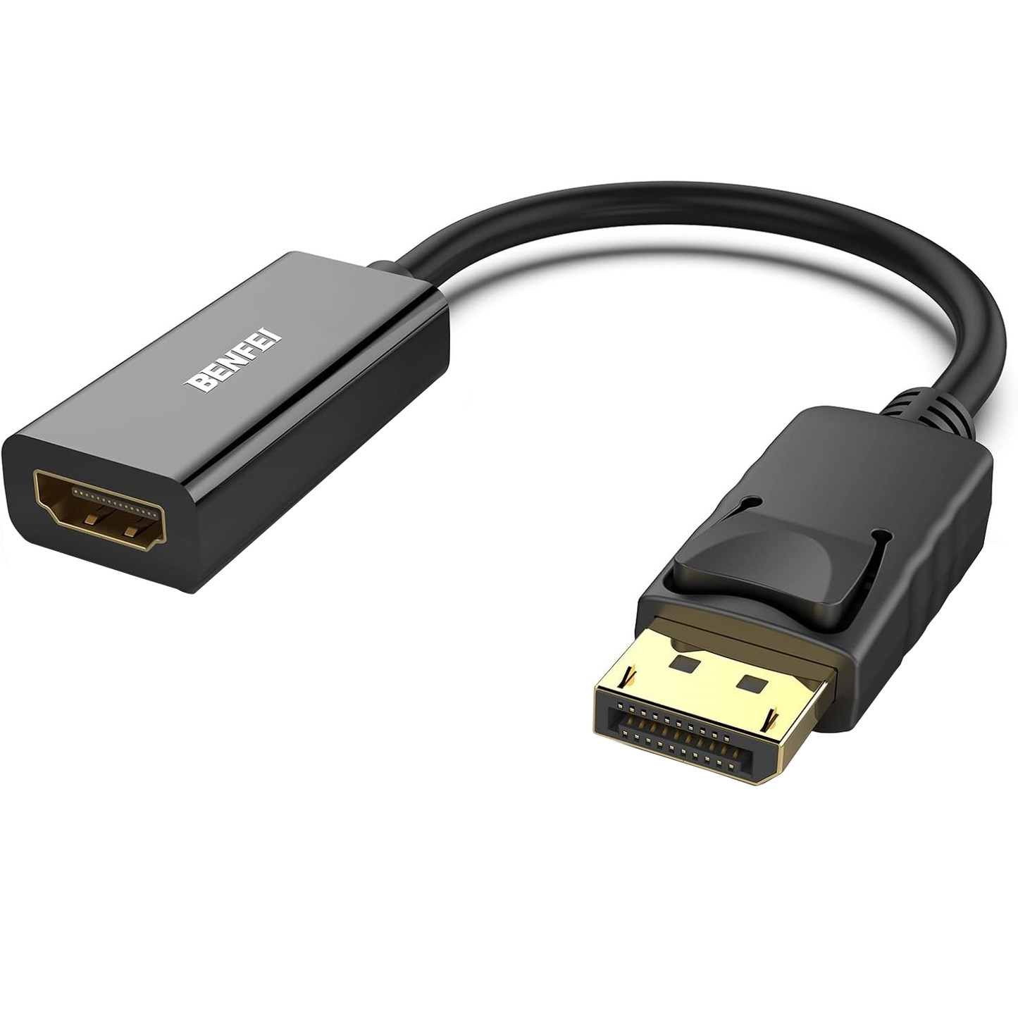 Μετατροπέας Βίντεο Benfei, DisplayPort - HDMI, 4K, Μαύρο