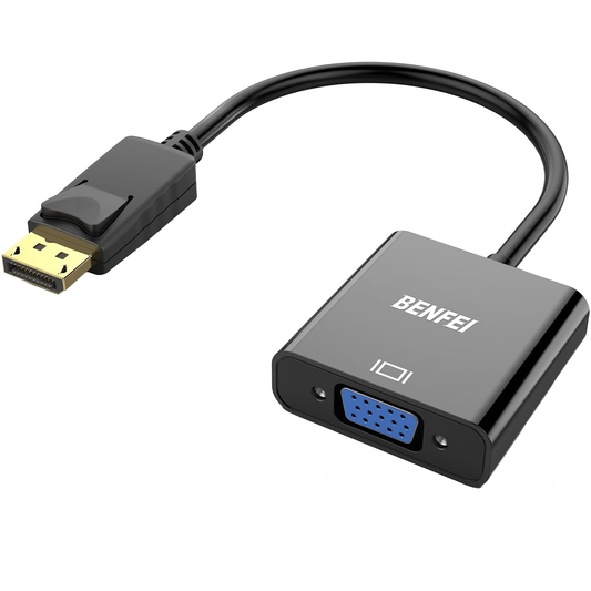 Μετατροπέας Βίντεο Benfei, DisplayPort - VGA, 1080P, Μαύρο