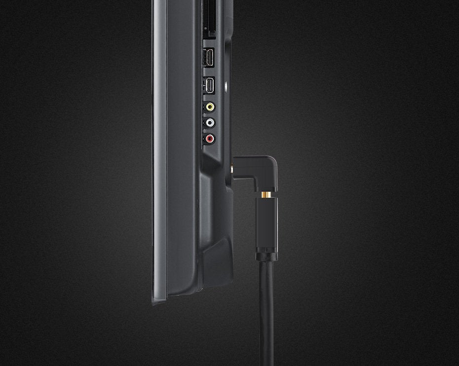 Αντάπτορας Βίντεο UGREEN Angled, HDMI - HDMI, 4K, Μαύρο