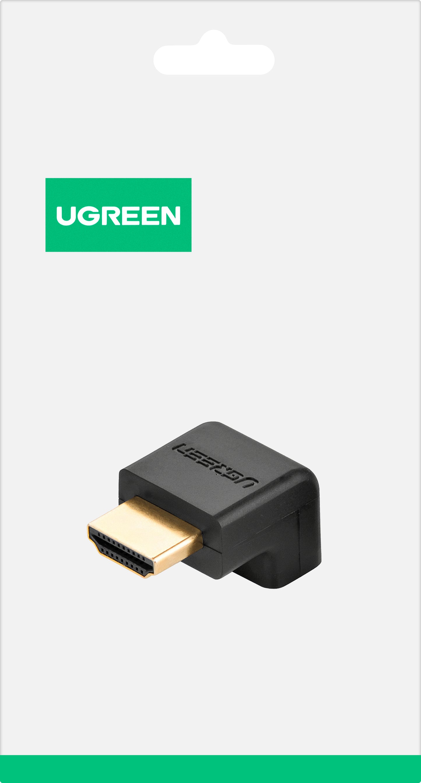 Προσαρμογέας Βίντεο UGREEN HD112 Down Angle, HDMI - HDMI, 4K, Μαύρο