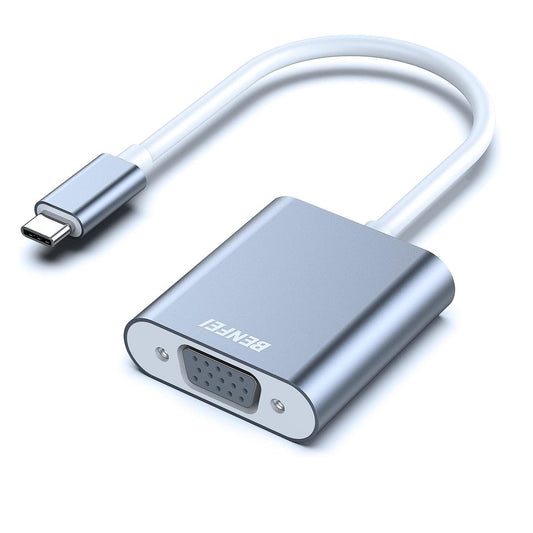 Προσαρμογέας Βίντεο USB-C - VGA Benfei, Γκρι