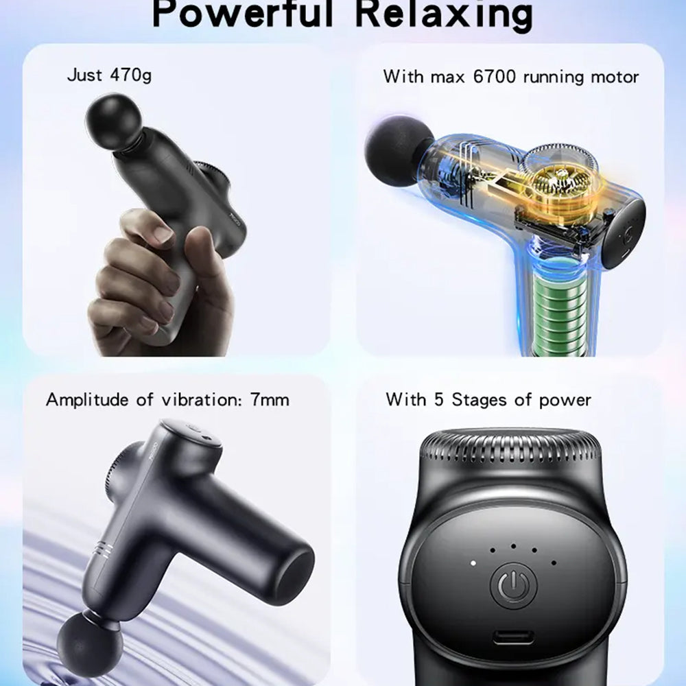 Συσκευή Μασάζ Yesido MG01, Μαύρο