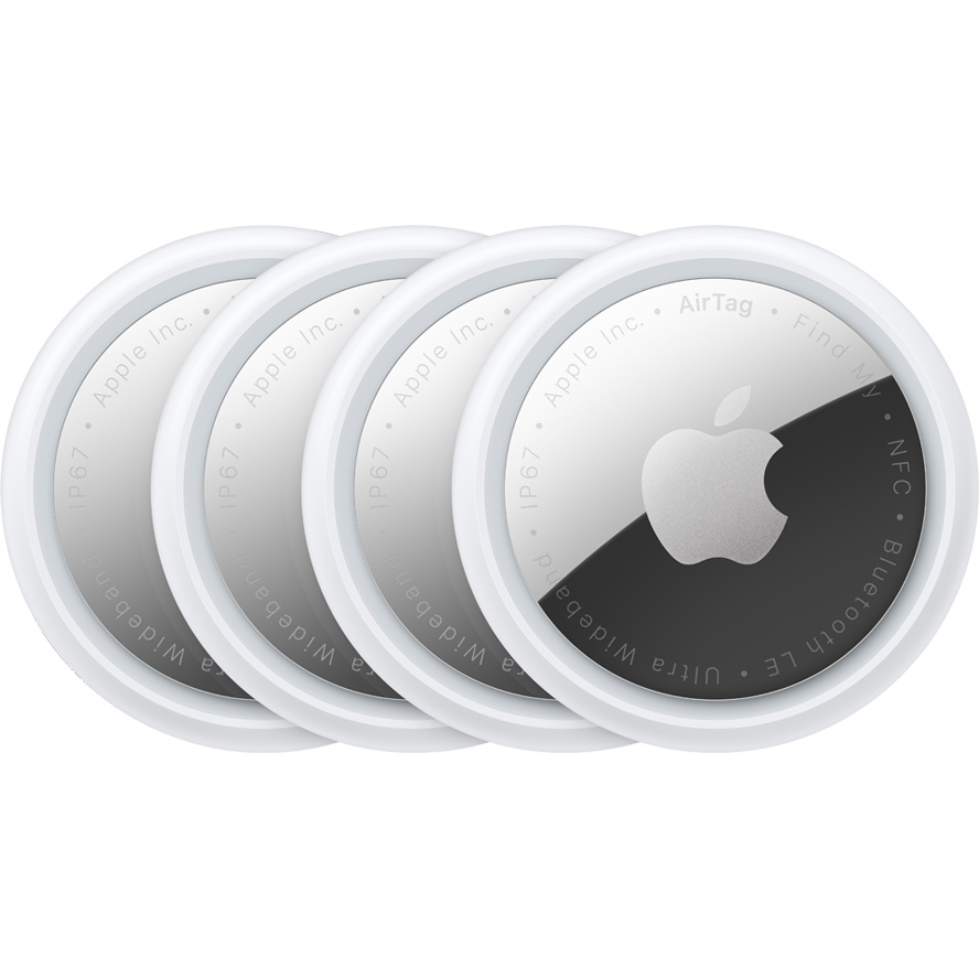 Apple AirTag, Σετ 4 Τεμάχια, Λευκό MX542AM/A