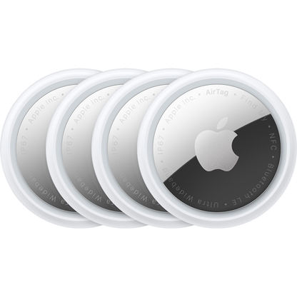 Apple AirTag, Σετ 4 Τεμάχια, Λευκό MX542AM/A