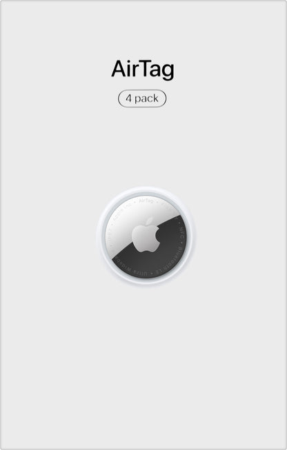 Apple AirTag, Σετ 4 Τεμάχια, Λευκό MX542AM/A
