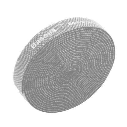 Οργανωτής Καλωδίων Baseus Circle, Velcro, 3m, Γκρι ACMGT-F0G