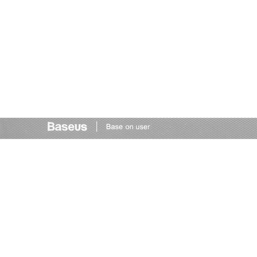 Οργανωτής Καλωδίων Baseus Circle, Velcro, 3m, Γκρι ACMGT-F0G