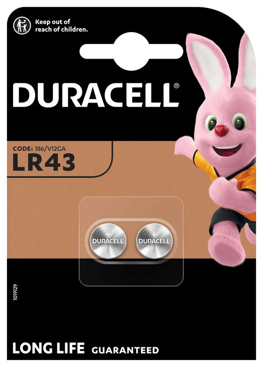Μπαταρία Duracell, LR43, Σετ 2 τεμάχια