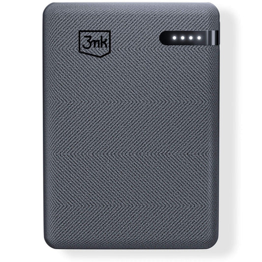 Εξωτερική Μπαταρία 3MK Pocket, 5000mAh, 12W, 1 x USB-C, Γκρι