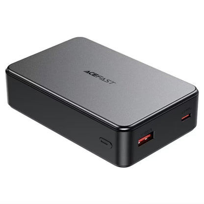 Acefast M29 External Battery, 20000mAh, 22.5W, QC + PD, 1 x USB-A - 2 x USB-C, Black