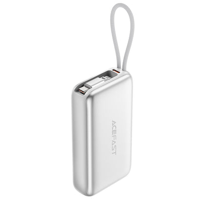Acefast M32 External Battery, 10000mAh, 35W, PD, 2 x USB-C, Silver