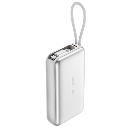 Acefast M32 External Battery, 10000mAh, 35W, PD, 2 x USB-C, Silver