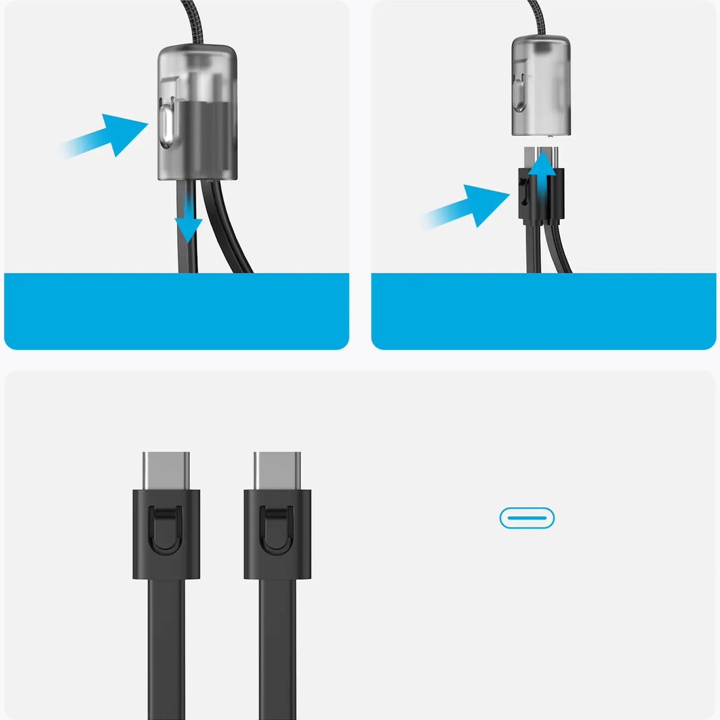 Εξωτερική μπαταρία Anker, 20000mAh, 30W, QC + PD, 1 x USB-A - 2 x USB-C, μαύρο A1384G11