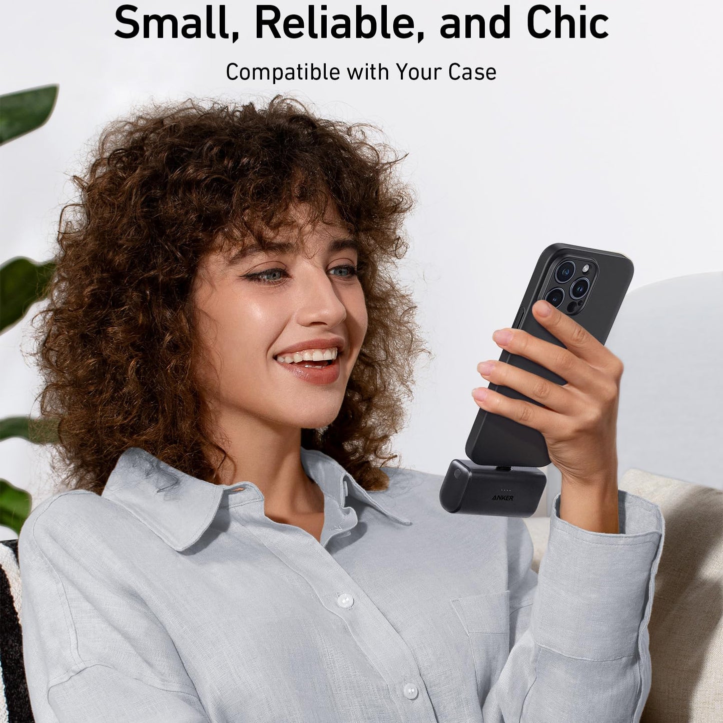 Εξωτερική Μπαταρία Anker Nano, 5000mAh, 22.5W, PD, 2 x USB-C, Μαύρη A1653H11
