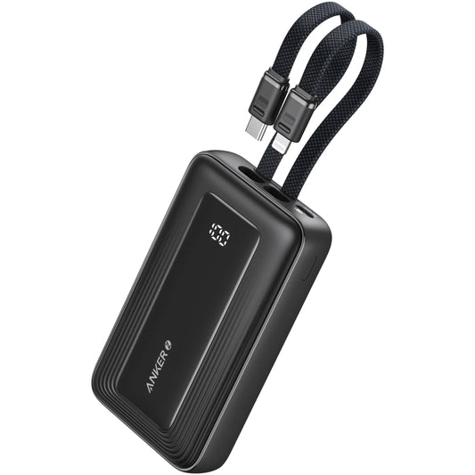 Εξωτερική μπαταρία Anker PowerCore, 20000mAh, 30W, QC + PD, 1 x Lightning - 1 x USB-A - 2 x USB-C, μαύρο A1681G11 