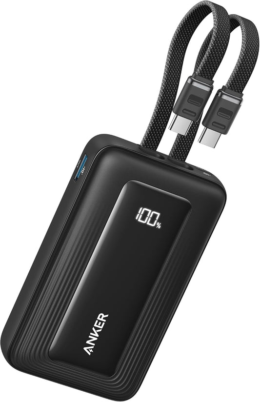 Εξωτερική Μπαταρία Anker Zolo, 10000mAh, 35W, QC + PD, 1 x USB-A - 2 x USB-C, Μαύρη A1680H12