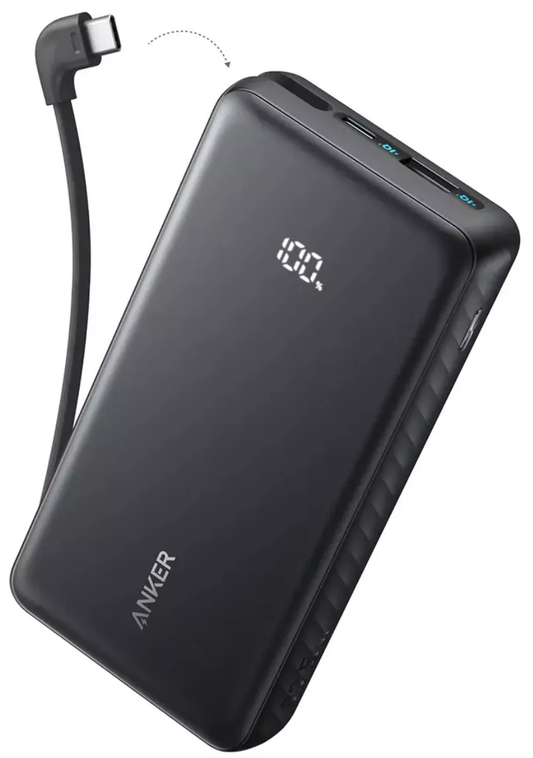 Εξωτερική Μπαταρία Anker Zolo, 20000mAh, 22.5W, QC + PD, 1 x USB-A - 2 x USB-C, Μαύρη A110EH11