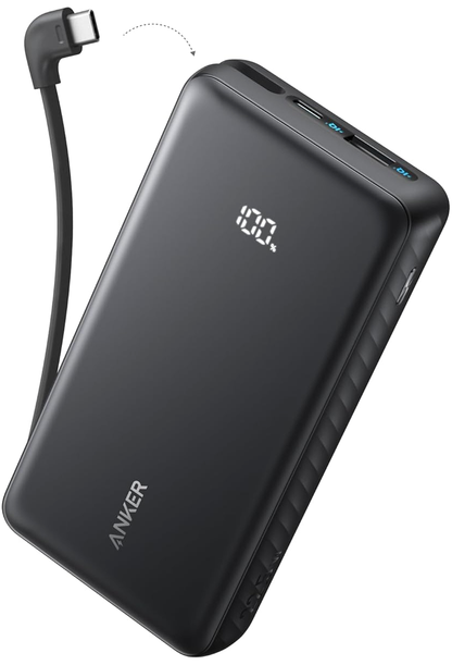 Εξωτερική Μπαταρία Anker Zolo, 10000mAh, 22.5W, QC + PD, 1 x USB-A - 2 x USB-C, Μαύρη A110DH11