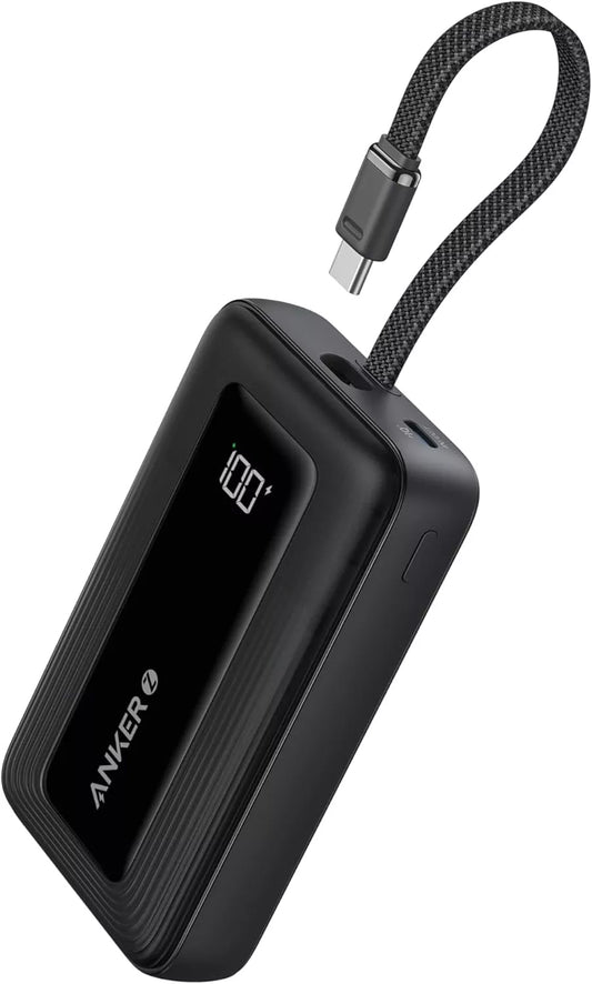Εξωτερική Μπαταρία Anker Zolo, 20000mAh, 30W, QC + PD, 1 x USB-A - 2 x USB-C, Μαύρη, Επανασφραγισμένη A1689H11