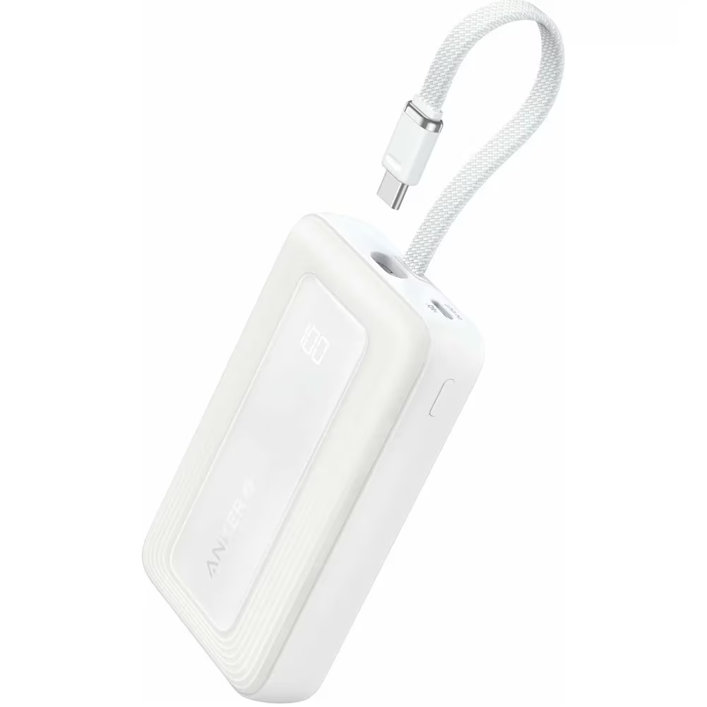Εξωτερική Μπαταρία Anker Zolo, 20000mAh, 30W, QC + PD, 1 x USB-A - 2 x USB-C, Λευκή A1689H21