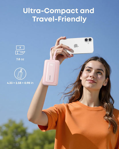 Εξωτερική Μπαταρία Anker Zolo, 10000mAh, 35W, QC + PD, 1 x USB-A - 2 x USB-C, Μαύρη A1680H12