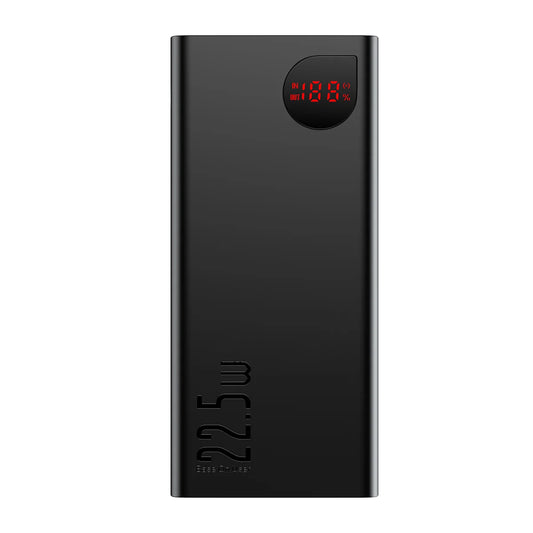 Εξωτερική Μπαταρία Baseus Adaman, 40000mAh, 22.5W, QC + PD, 1 x USB-C - 3 x USB-A, Μαύρη