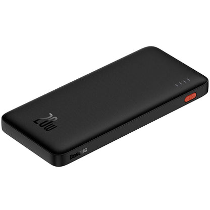 Εξωτερική μπαταρία Baseus Airpow, 10000mAh, 20W, QC + PD, 1 x USB-A - 1 x USB-C, μαύρο PPQD090001 