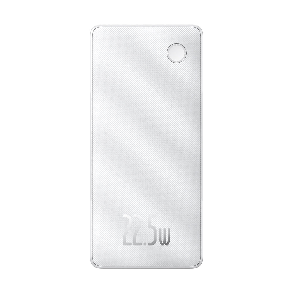 Εξωτερική Μπαταρία Baseus Airpow Lite, 10000mAh, 22.5W, QC + PD, 1 x Lightning - 1 x USB-A - 2 x USB-C, Λευκή P10067501213-00